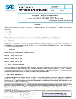 SAE AMS7006 SAE AMS7006