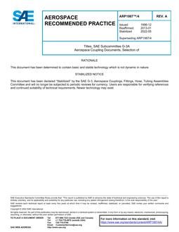 SAE ARP1987/4 Revision A SAE ARP1987/4 Revision A