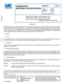 SAE AMS5699 Revision H SAE AMS5699 Revision H