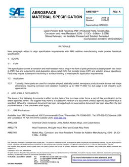SAE AMS7000 Revision A SAE AMS7000 Revision A
