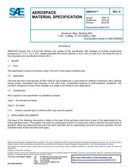 SAE AMS4181 Revision D SAE AMS4181 Revision D