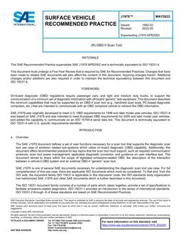 SAE J1978-2022 SAE J1978-2022