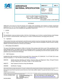 SAE AMS4133 Revision F SAE AMS4133 Revision F