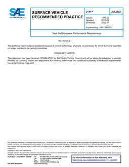 SAE J141-2022 SAE J141-2022