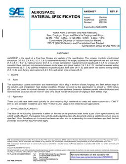 SAE AMS5663 Revision P SAE AMS5663 Revision P