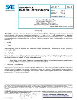 SAE AMS4315 Revision B SAE AMS4315 Revision B