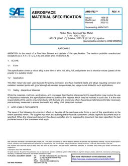SAE AMS4782 Revision H SAE AMS4782 Revision H