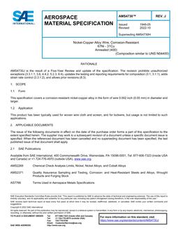 SAE AMS4730 Revision J SAE AMS4730 Revision J