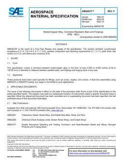 SAE AMS4675 Revision F SAE AMS4675 Revision F