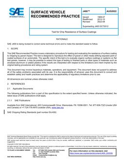SAE J400-2022 SAE J400-2022