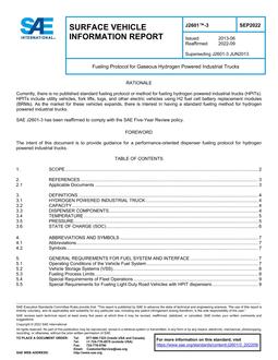 SAE J2601/3-2022 SAE J2601/3-2022