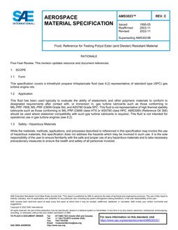 SAE AMS3023 Revision C SAE AMS3023 Revision C