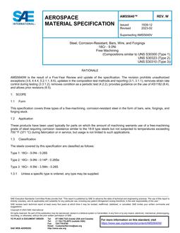 SAE AMS5640 Revision W SAE AMS5640 Revision W