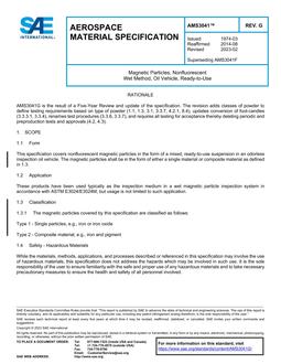 SAE AMS3041 Revision G