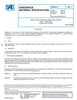 SAE AMS5514 Revision J