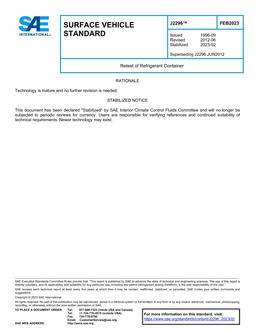 SAE J2296-2023 SAE J2296-2023