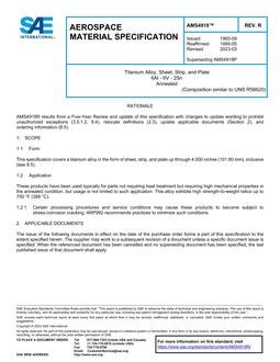 SAE AMS4918 Revision R SAE AMS4918 Revision R