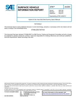 SAE J2706-2023 SAE J2706-2023