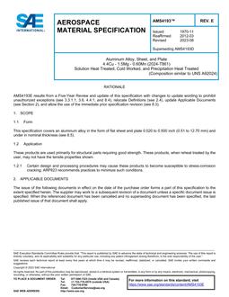 SAE AMS4193 Revision E SAE AMS4193 Revision E