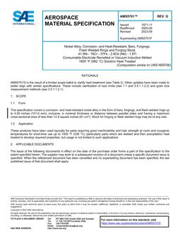 SAE AMS5701 Revision G SAE AMS5701 Revision G