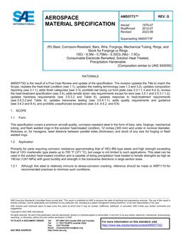 SAE AMS5773 Revision G SAE AMS5773 Revision G