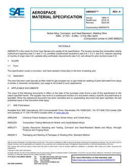 SAE AMS5837 Revision H SAE AMS5837 Revision H