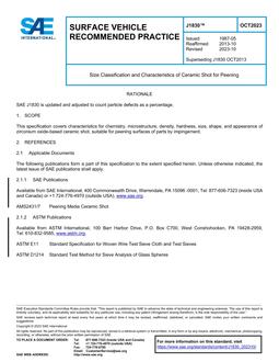 SAE J1830-2023 SAE J1830-2023