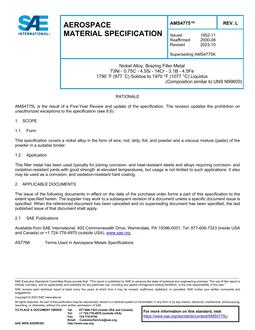 SAE AMS4775 Revision L SAE AMS4775 Revision L