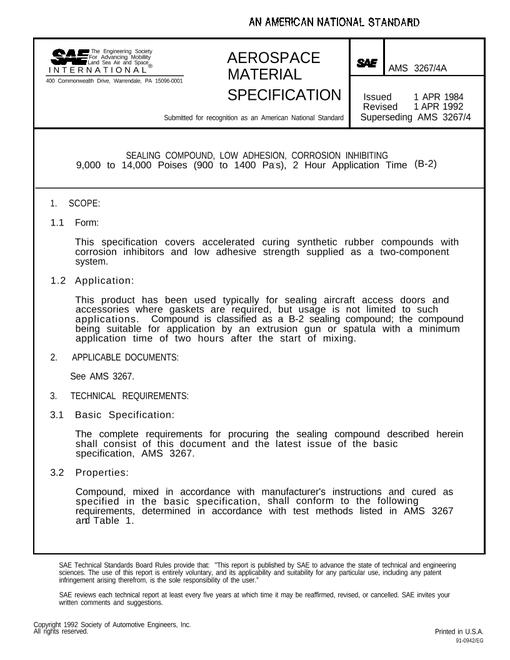 SAE AMS3267/4A