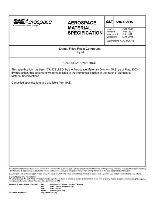 SAE AMS3726/1C