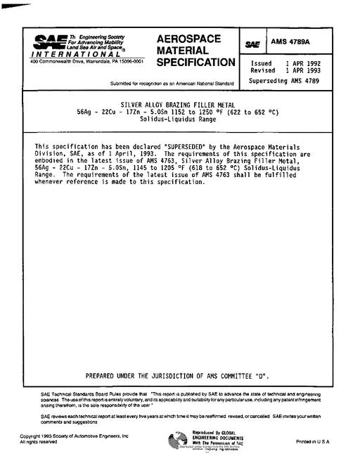 SAE AMS4789A