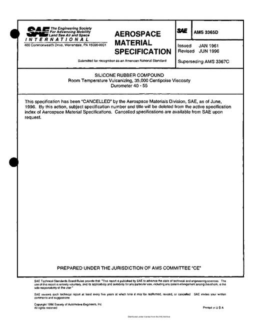 SAE AMS3365D