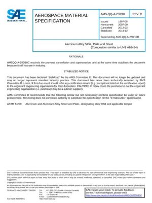 SAE AMSQQA250/10C
