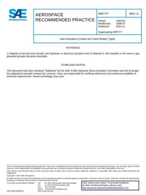 SAE ARP777A