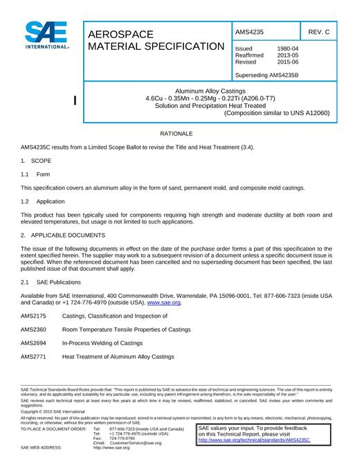 SAE AMS4235C