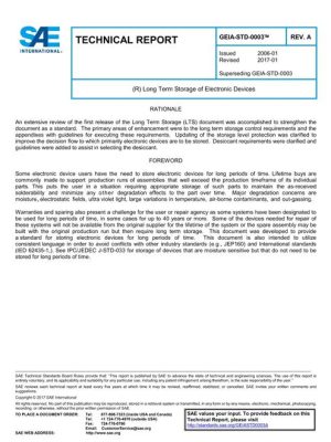 SAE GEIASTD0003A