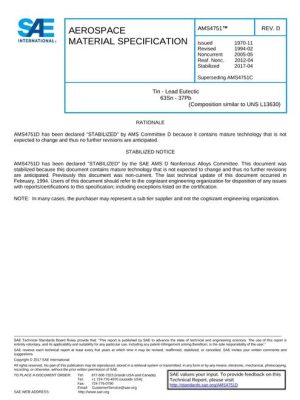 SAE AMS4751D