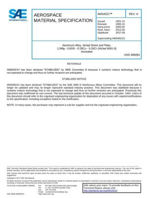 SAE AMS4021H