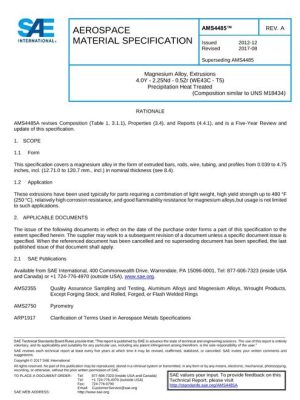 SAE AMS4485A
