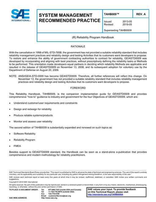 SAE TAHB0009A