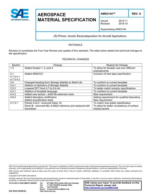 SAE AMS3144A