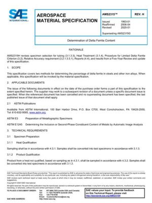 SAE AMS2315H