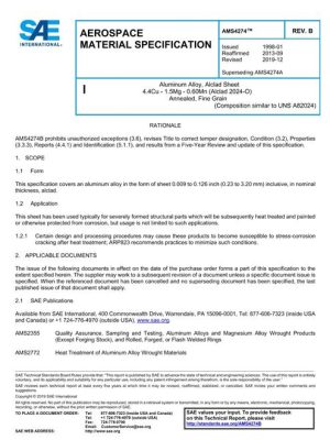 SAE AMS4274B