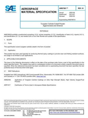 SAE AMS7881B