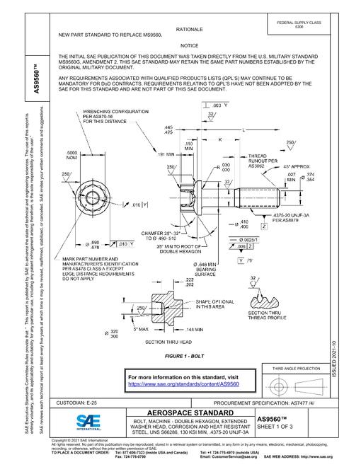 SAE AS9560