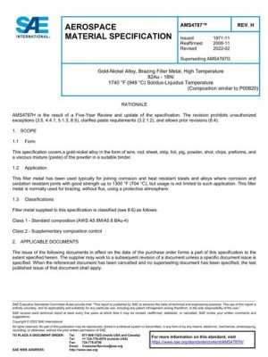 SAE AMS4787H