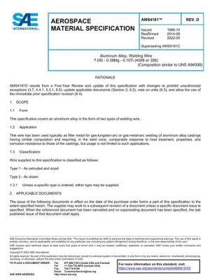 SAE AMS4181D