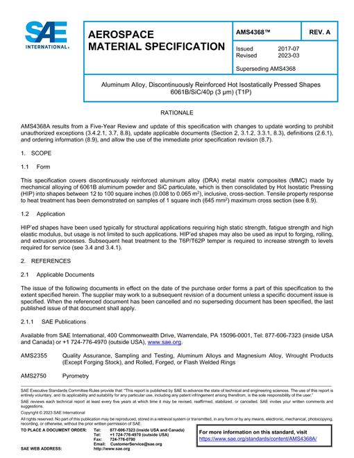 SAE AMS4368A