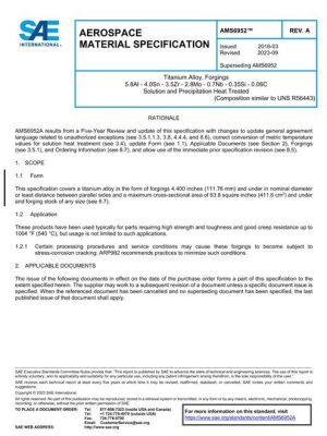 SAE AMS6952A