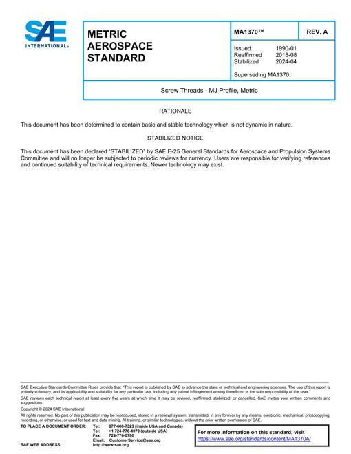 SAE MA1370A